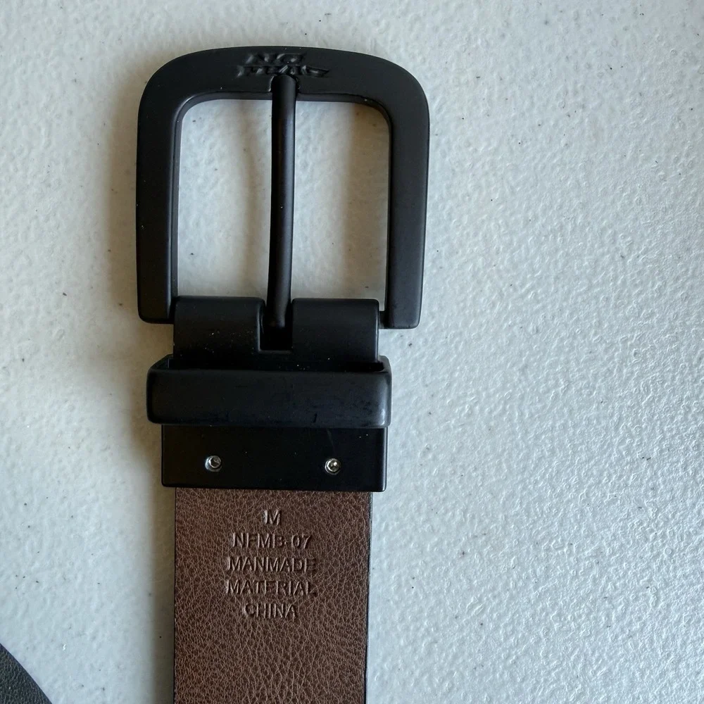 No‎ Fear Mens Reversible Belt Black Brown 41